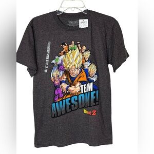 Dragonball‎ Z Gray Graphic Short Sleeve Tshirt Men's Large